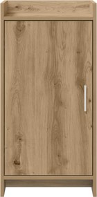 vidaXL Πλαϊνό γραφείο Artisan Δρυς 40 x 36 x 80 εκ Επεξεργασμένο Ξύλο