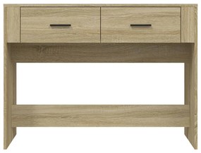 vidaXL Τραπέζι Κονσόλα Sonoma Δρυς 100x39x75 εκ. Επεξεργασμένο Ξύλο