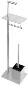 Βάση Χαρτιού Επιδαπέδια &amp; Πιγκάλ Neo 968199 20x75cm Satin Karag Stainless Steel