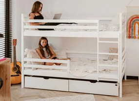NEMO 90x200 white bunk bed Lano Furniture