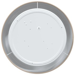 vidaXL Λάμπα Οροφής Taupe 30 x 13.5 εκ. ύφασμα