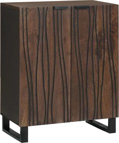 vidaXL Πλαϊνό γραφείο Καρυδιά 60 x 33 x 75 cm Στερεό ξύλο μάνγκο