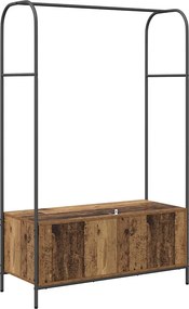 vidaXL Ράφι Ρούχων Καφέ δρυς 100 x 44 x 160 εκ Επεξεργασμένο ξύλο