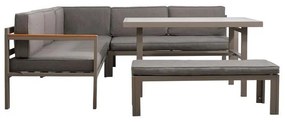 Σετ κήπου γωνιακό Estelle Fylliana Μπέζ 213x213x65 εκ. 213x213x65 εκ.