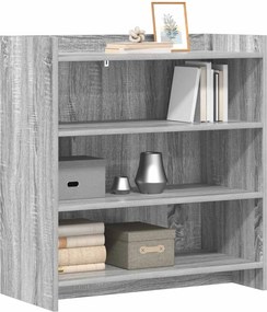vidaXL Πλαϊνό γραφείο Γκρι Sonoma 75 x 36 x 80 εκ Επεξεργασμένο Ξύλο