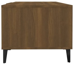 vidaXL Τραπεζάκι Σαλονιού Καφέ Δρυς 102x50x40 εκ. Επεξεργασμένο Ξύλο