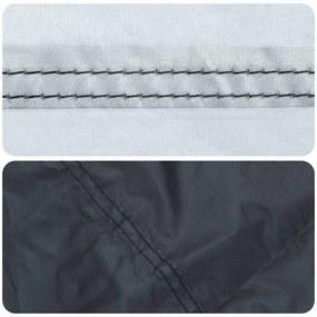 vidaXL Κάλυμμα επίπλων Μονόχρωμο Μαύρο 135 x 135 x 90 cm ύφασμα