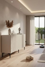 Console Zeynep 150 - White, Travertine White
Travertine