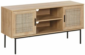 Τραπέζι Tv Berwyn 108, Ανοιχτό χρώμα ξύλου, 120x63x39cm, 21 kg | Epipla1.gr