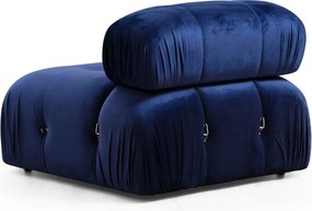 Corner Sofa Bubble Velvet Blue L1-O1-1R-PUF Velvet Blue