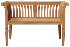 vidaXL Παγκάκι Κήπου 127.5 x 52 x 80 εκ από μασίφ ξύλο teak