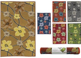 Χαλί Πολύχρωμο 70% Πολυεστέρας/30% Βαμβάκι 55x180CM Σε 6 Σχέδια