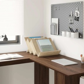 vidaXL Ράφι Περιοδικών με ράφι Δρύς Sonoma 53 x 40 x 28,5 εκ