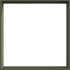 vidaXL Περίγραμμα γκαζόν 6 τμχ. 60 x 60 x 13 εκ Ατσάλι Λαδί