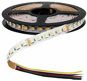 V-TAC Ταινία LED SMD 24V 24W 1680lm/m 60LEDs/m 120° IP20 3σε1 Ζεστό+Φυσικό+Ψυχρό Λευκό+RGB 2895 (5 μέτρα)