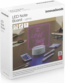 Πίνακας Σημειώσεων και Μηνυμάτων LED Lemo InnovaGoods