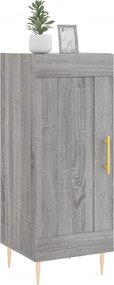 vidaXL Ντουλάπι Γκρι Sonoma 34,5x34x90 εκ. από Επεξεργασμένο Ξύλο