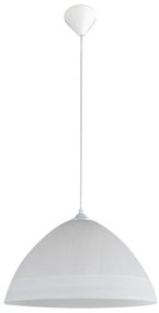 Κρεμαστό Φωτιστικό Οροφής 1xΕ27 Γυαλί Φ34cm PDA 1147 Arlight-83479-Λευκό 0083479