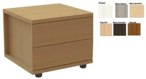 ALFA SET  Κομοδίνο Ξύλινο 50x40x40 AS 90048 BEST-90048