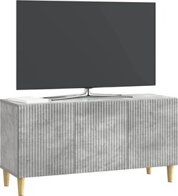 VidaXL Ντουλάπι TV 99 x 34,5 x 50 εκ. Γκρι Σκυροδέματος
