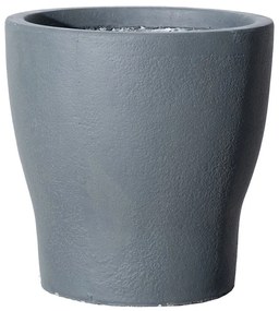 Γλάστρα Πήλινη Industrial B-1170-8 M 34x34x34cm Grey Supergreens Πηλός