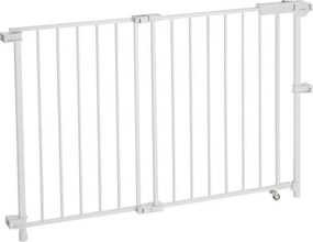 VEVOR Baby Gate 29.5-43 Inches Adjustable Width 28 Inches High Dog Gate White