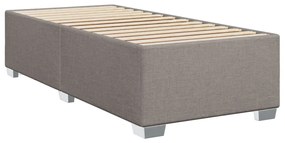 ΚΡΕΒΑΤΙ BOXSPRING ΜΕ ΣΤΡΩΜΑ TAUPE 90X190 ΕΚ.ΥΦΑΣΜΑΤΙΝΟ 3290354