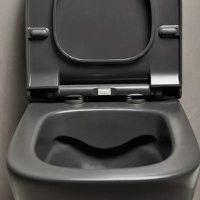 Tema Fresh 5610 Anthracite Mat Rimless  - Κρεμαστή Λεκάνη