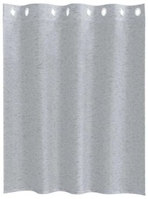 vidaXL Κουρτίνες με κουρτίνες 2 pcs Σκούρο γκρι 140x140εκ Πολυεστέρας