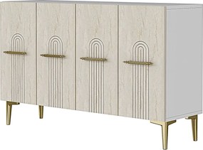 Console Ida 120 - White, Travertine, Gold White
Travertine
Gold