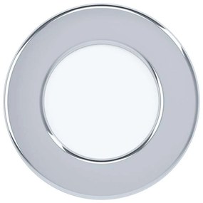 Φωτιστικό Οροφής - Σποτ 99204 Fueva Led Ø86 3000K Chrome Eglo Metal, Plastic