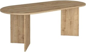 Τραπέζι Cortado Megapap χρώμα sapphire oak 200x90x74εκ.