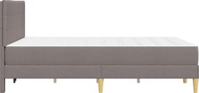vidaXL Σκελετός Κρεβατιού Taupe 120 x 200 cm Πολυεστέρας