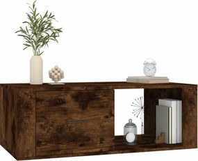 vidaXL Τραπεζάκι Σαλονιού Καπνιστή Δρυς 100x50,5x35εκ.Επεξεργασμ. Ξύλο