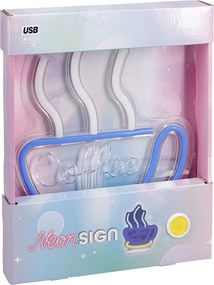 Διακοσμητικό Τοίχου Με Neon (21x27) K-M Coffee NE1100260