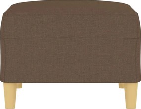 vidaXL Υποπόδιο Καφέ 70 x 55 x 41 εκ. Υφασμάτινο