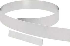 vidaXL Περίγραμμα γκαζόν 4 pcs Ασημί 450 x 0,05 x 10 εκ