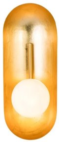 Απλίκα Φωτιστικό Τοίχου G9 LED 7W IP20 Χρυσό 22059 Zambelis-22059-Χρυσό 22059