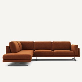 Γωνιακός καναπές από βελούδο, Cesar