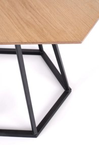 HERMAN table natural/black DIOMMI V-CH-HERMAN-ST