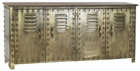 Σκευοθήκη DKD Home Decor Χρυσό Μέταλλο 152 x 35 x 69 cm