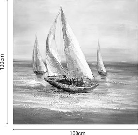 Πίνακας σε καμβά Sailer Inart 100x3x100εκ