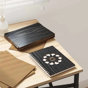 vidaXL Διακοσμητικά Πάνελ 12 pcs Μαύρη Οξυά 21 x 30 x 0,27 εκ