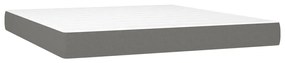 vidaXL Στρώμα με Pocket Springs Σκούρο Γκρι 160x200x20 εκ. Υφασμάτινο