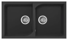 Νεροχύτης κουζίνας EGO 450 Nero 40 ELLECI 86x50cm - LGE45040