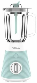 Tesla BL510BWS Μπλέντερ για Smoothies με Γυάλινη Κανάτα 1.5lt 500W Τιρκουάζ