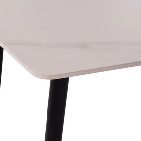 ΣΕΤ ΤΡΑΠΕΖΑΡΙΑΣ 5ΤΜΧ RAVEN HM21266.01 ΚΕΡΑΜΙΚΟ TOP ΛΕΥΚΟ ΜΑΡΜΑΡΟ--ΚΡΕΜ PU