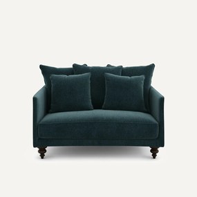 Διθέσιος καναπές compact από βελούδο chenille, Lazare