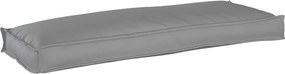 vidaXL Μαξιλάρι Γκρι 110 x 40 x 8 εκ Ύφασμα Όξφορντ