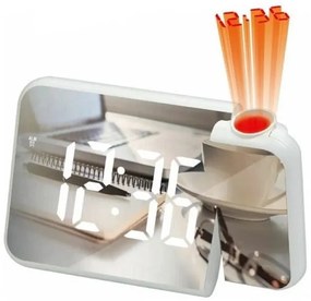 LED ρολόι με προτζέκτορα και οθόνη καθρέφτη DS-8590L